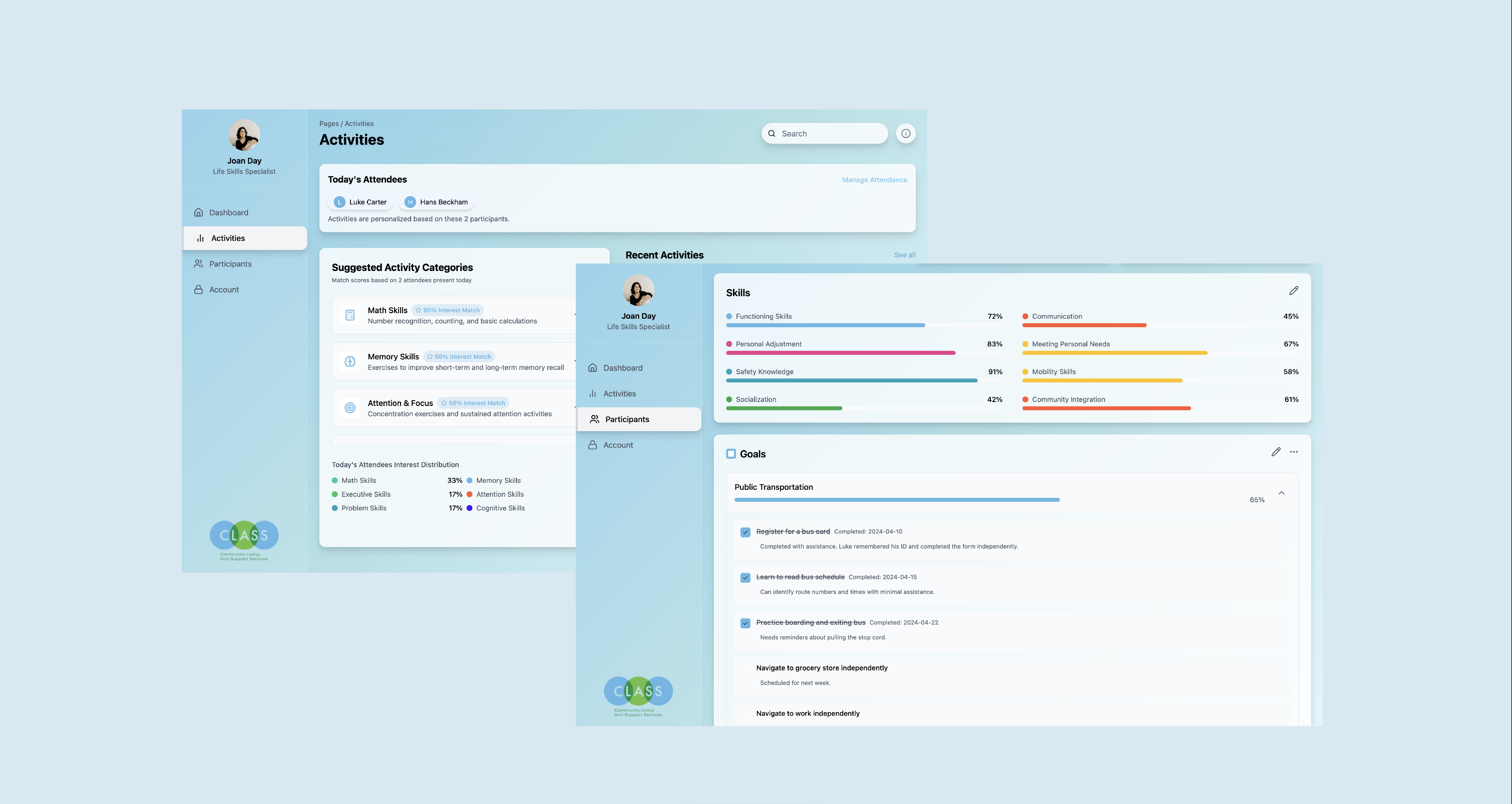 CLASS Program Management Dashboard